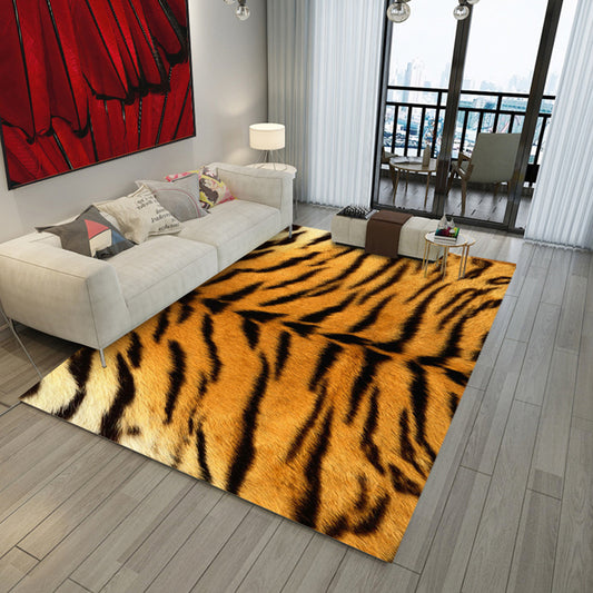 Designer Living Room Rug Multicolor Animal Skin Printed Indoor Rug Non-Slip Washable Carpet Yellow Clearhalo 'Area Rug' 'Casual' 'Rugs' Rug' 2295866