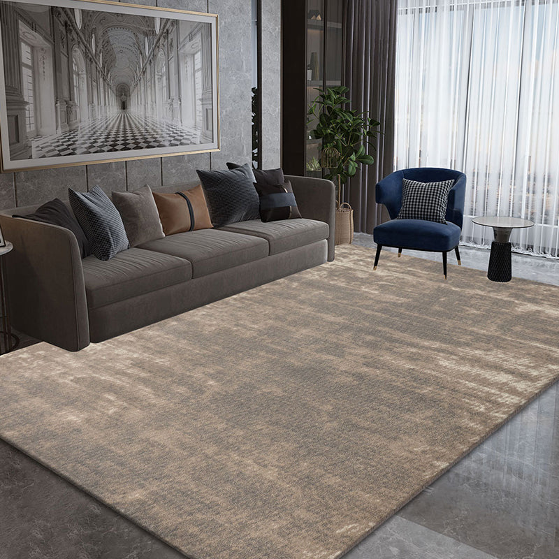 Industrial Living Room Rug Multi Colored Abstract Patterned Indoor Rug Synthetics Easy Care Pet Friendly Area Carpet Red Brown 6'7" x 9'2" Clearhalo 'Area Rug' 'Rug' 2309553
