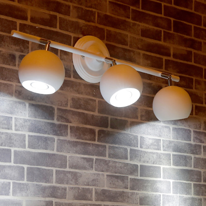 Dome Restaurant Track Lighting Fixture Metal Nordic Semi Flush Mount Ceiling Light Clearhalo 'Ceiling Lights' 'Close To Ceiling Lights' 'Close to ceiling' 'Semi-flushmount' Lighting' 2312047