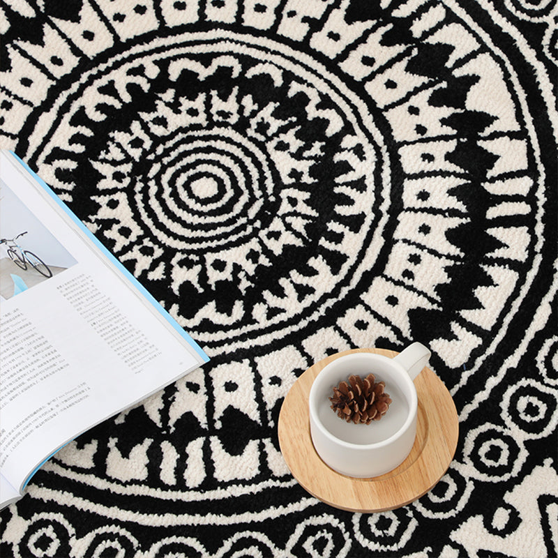 Ethnic Decoration Rug Multi Color Geometric Patterned Indoor Rug Pet Friendly Stain-Resistant Easy Care Carpet Clearhalo 'Area Rug' 'Rugs' 'Southwestern' Rug' 2318171