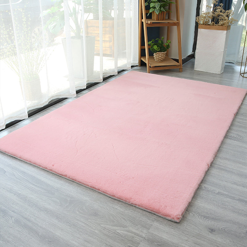 Simple Decoration Rug Multi-Color Solid Color Area Carpet Cotton Blend Anti-Slip Backing Easy Care Pet Friendly Indoor Rug Clearhalo 'Area Rug' 'Casual' 'Rugs' Rug' 2325502
