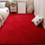 Casual Bedroom Rug Multi Color Solid Color Area Carpet Cotton Blend Non-Slip Pet Friendly Easy Care Indoor Rug Red Clearhalo 'Area Rug' 'Casual' 'Rugs' Rug' 2325614