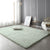 Nordic Solid Color Rug Mulit Colored Cotton Blend Area Carpet Anti-Slip Backing Pet Friendly Indoor Rug for Decoration Green Clearhalo 'Area Rug' 'Casual' 'Rugs' Rug' 2325670