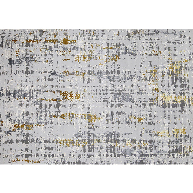 Novelty Abstract Print Rug Multi-Color Polypropylene Indoor Rug Anti-Slip Pet Friendly Area Carpet for Decoration Silver Gray 6'7" x 9'6" Clearhalo 'Area Rug' 'Rug' 2392046