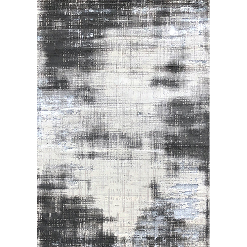 Multi Colored Steampunk Rug Polypropylene Abstract Printed Indoor Rug Synthetics Anti-Slip Backing Easy Care Carpet for Living Room Dark Gray Clearhalo 'Area Rug' 'Rug' 2392057