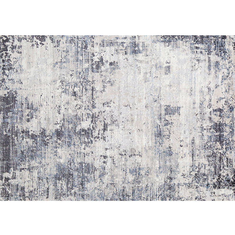 Relaxing Abstract Pattern Rug Multi-Color Polypropylene Area Carpet Non-Slip Backing Pet Friendly Indoor Rug for Decoration Dark Gray-White Clearhalo 'Area Rug' 'Rug' 2392117