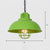 Industrial Bowl Shaped Commercial Pendant Lighting Single Metal Hanging Lamp with Cage Guard Green Clearhalo 'Art Deco Pendants' 'Black' 'Cast Iron' 'Ceiling Lights' 'Ceramic' 'Crystal' 'Industrial Pendants' 'Industrial' 'Metal' 'Middle Century Pendants' 'Pendant Lights' 'Pendants' 'Rustic Pendants' 'Tiffany' Lighting' 2409141
