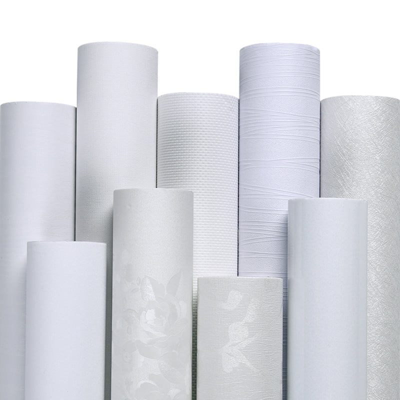 Plain Pattern Wallpaper Roll Simple Self-Adhesive Living Room Wall Covering, 57.1-sq ft Clearhalo 'Modern wall decor' 'Modern' 'Wallpaper' Wall Decor' 2412308