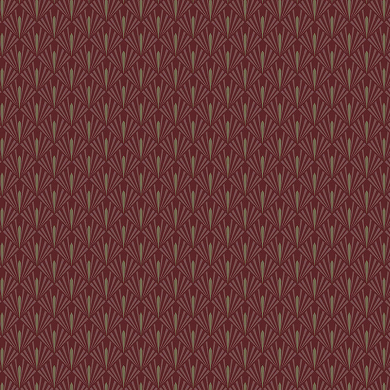 Rhombus Leaf Print Wallpaper Roll Simplicity Style Adhesive Bedroom Wall Decor, 61.4 sq-ft Clearhalo 'Modern wall decor' 'Modern' 'Wallpaper' Wall Decor' 2412623