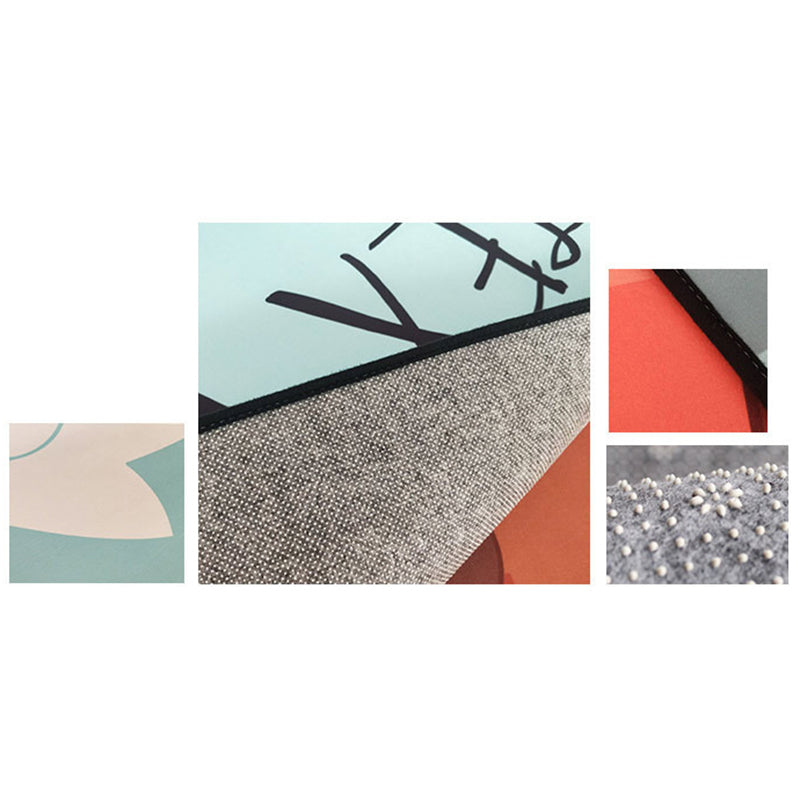 Multi Colored Bedroom Rug Novelty Geo Printed Indoor Rug Polypropylene Anti-Slip Pet Friendly Area Carpet Clearhalo 'Area Rug' 'Modern' 'Rugs' Rug' 2463432