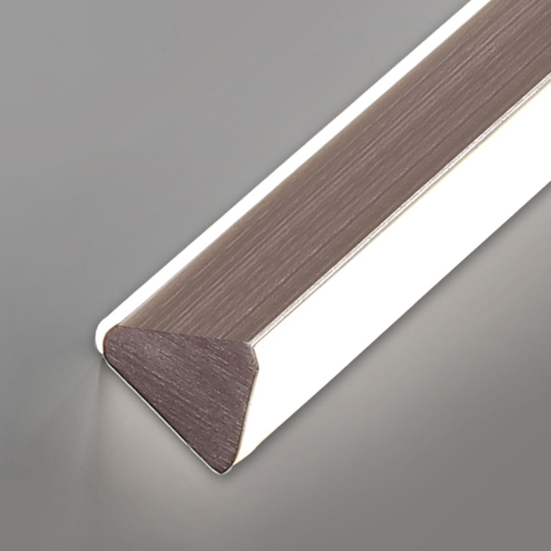 Triangular Pole Shaped Island Light Simple Aluminum LED Hanging Lamp for Restaurant Clearhalo 'Ceiling Lights' 'Island Lights' Lighting' 2468430