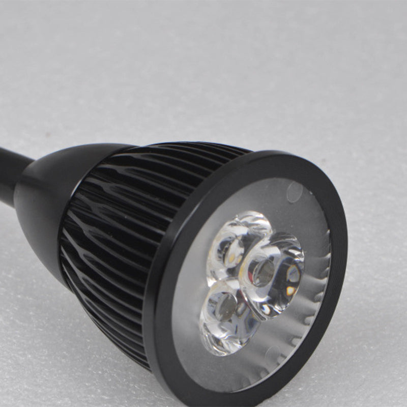 Modern Bowl Metal Shade Wall Lamp LED Adjustable Wall Light Sconce with/without Switch in Black Finish, Warm/White Lighting Clearhalo 'Cast Iron' 'Glass' 'Industrial' 'Modern wall lights' 'Modern' 'Tiffany' 'Traditional wall lights' 'Wall Lamps & Sconces' 'Wall Lights' Lighting' 2472045