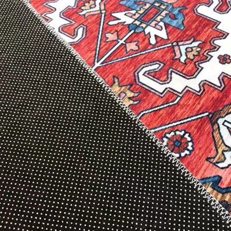 Multi Color Living Room Rug Persian Geometric Printed Indoor Rug Cotton Blend Anti-Slip Easy Care Area Carpet Clearhalo 'Area Rug' 'Rugs' 'Shabby Chic' Rug' 2479816