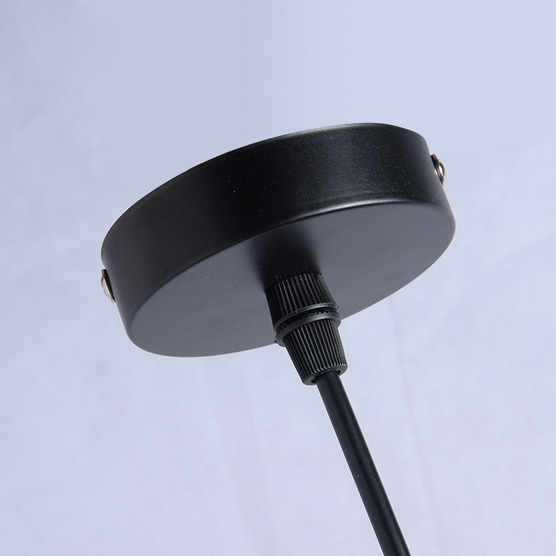 1 Light Oval Pendant Lighting Retro Industrial Style Metal Pendant Ceiling Lights for Restaurant Clearhalo 'Art Deco Pendants' 'Black' 'Cast Iron' 'Ceiling Lights' 'Ceramic' 'Crystal' 'Industrial Pendants' 'Industrial' 'Metal' 'Middle Century Pendants' 'Pendant Lights' 'Pendants' 'Rustic Pendants' 'Tiffany' Lighting' 2578841