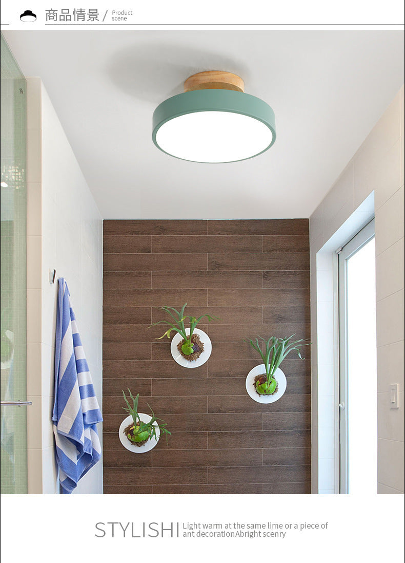 Round Flush Mount Ceiling Light Minimalistic Acrylic Ceiling Mount Chandelier for Bedroom Clearhalo 'Ceiling Lights' 'Close To Ceiling Lights' 'Close to ceiling' 'Semi-flushmount' Lighting' 2590582