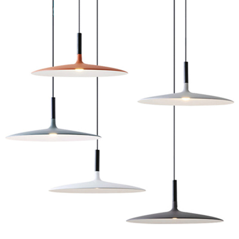 Flying Saucer LED Suspension Lamp Novelty Minimalist Metal Restaurant Hanging Pendant Clearhalo 'Ceiling Lights' 'Modern Pendants' 'Modern' 'Pendant Lights' 'Pendants' Lighting' 2593368