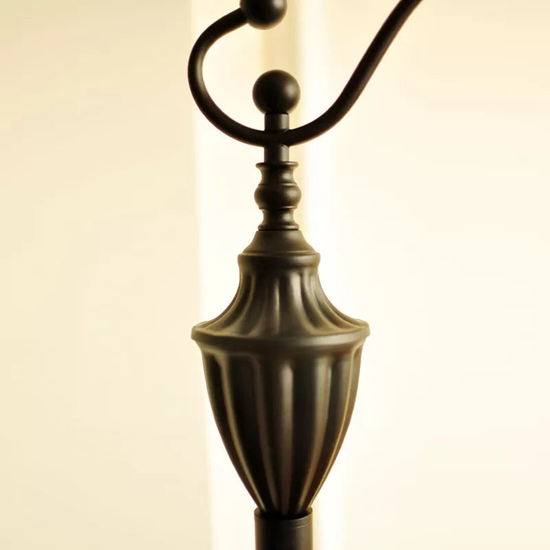 Contemporary Black Base Floor Lamp Bucket Shade One Light Metal Floor Light for Living Room Clearhalo 'Floor Lamps' 'Lamps' Lighting' 44766