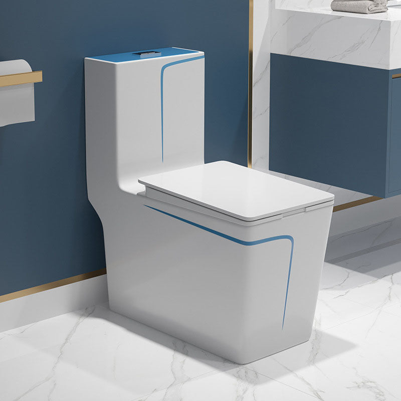 Water-saving Siphon Toilet Ceramic Elongated Dual Flush Household Toilet White Elongated Clearhalo 'Bathroom Remodel & Bathroom Fixtures' 'Home Improvement' 'home_improvement' 'home_improvement_toilets' 'Toilets & Bidets' 'Toilets' 6038269