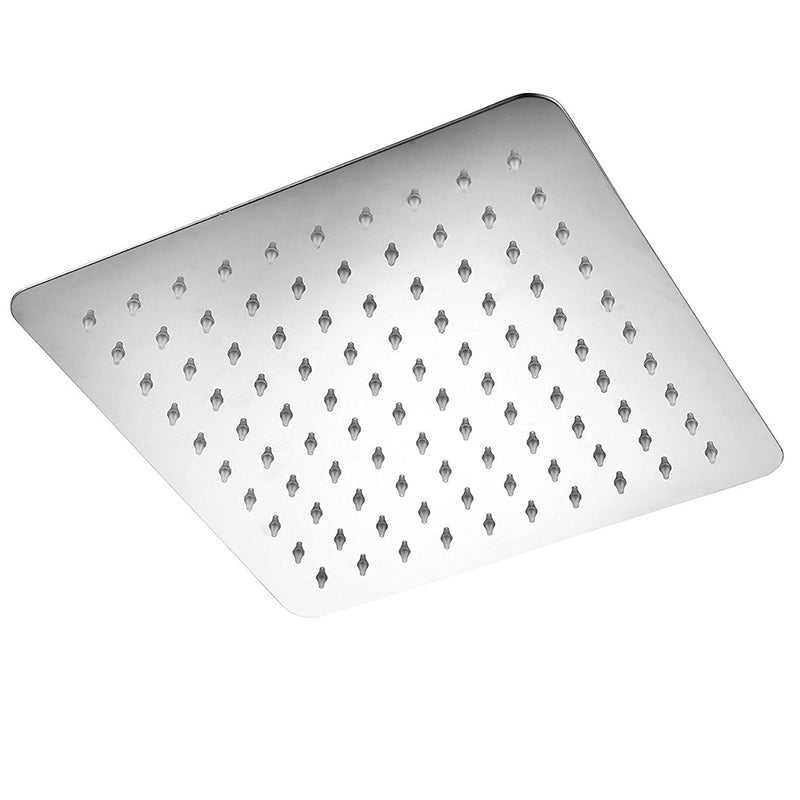 Wall Mounted Fixed Shower Head Modern Style Metal Shower Head Square Clearhalo 'Bathroom Remodel & Bathroom Fixtures' 'Home Improvement' 'home_improvement' 'home_improvement_shower_heads' 'Shower Heads' 'shower_heads' 'Showers & Bathtubs Plumbing' 'Showers & Bathtubs' 6215287
