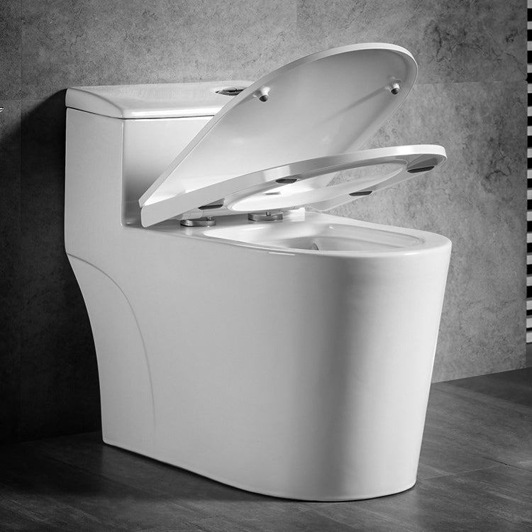 Modern Flush Toilet One Piece Toilet All-In-One Siphon Jet Toilet 15"L x 29"W x 25"H 12" Clearhalo 'Bathroom Remodel & Bathroom Fixtures' 'Home Improvement' 'home_improvement' 'home_improvement_toilets' 'Toilets & Bidets' 'Toilets' 6262358