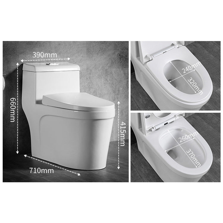 Modern Flush Toilet One Piece Toilet All-In-One Siphon Jet Toilet Clearhalo 'Bathroom Remodel & Bathroom Fixtures' 'Home Improvement' 'home_improvement' 'home_improvement_toilets' 'Toilets & Bidets' 'Toilets' 6262365
