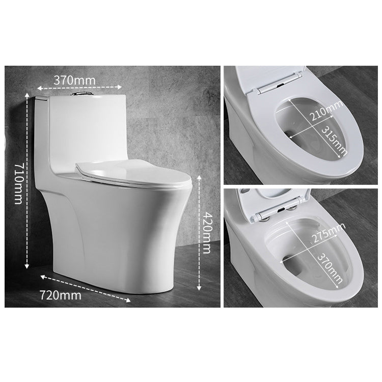 Modern Flush Toilet One Piece Toilet All-In-One Siphon Jet Toilet Clearhalo 'Bathroom Remodel & Bathroom Fixtures' 'Home Improvement' 'home_improvement' 'home_improvement_toilets' 'Toilets & Bidets' 'Toilets' 6262371