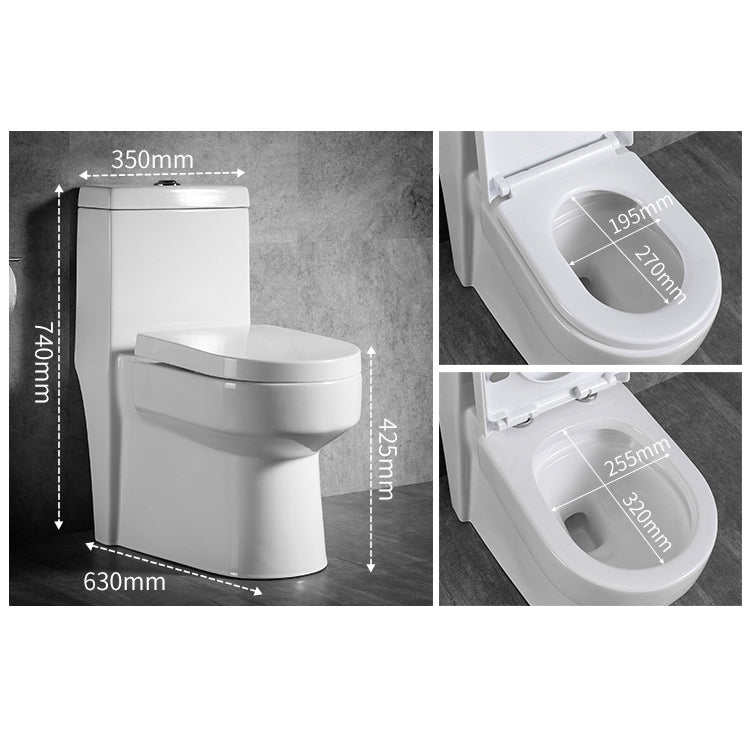 Modern Flush Toilet One Piece Toilet All-In-One Siphon Jet Toilet Clearhalo 'Bathroom Remodel & Bathroom Fixtures' 'Home Improvement' 'home_improvement' 'home_improvement_toilets' 'Toilets & Bidets' 'Toilets' 6262373