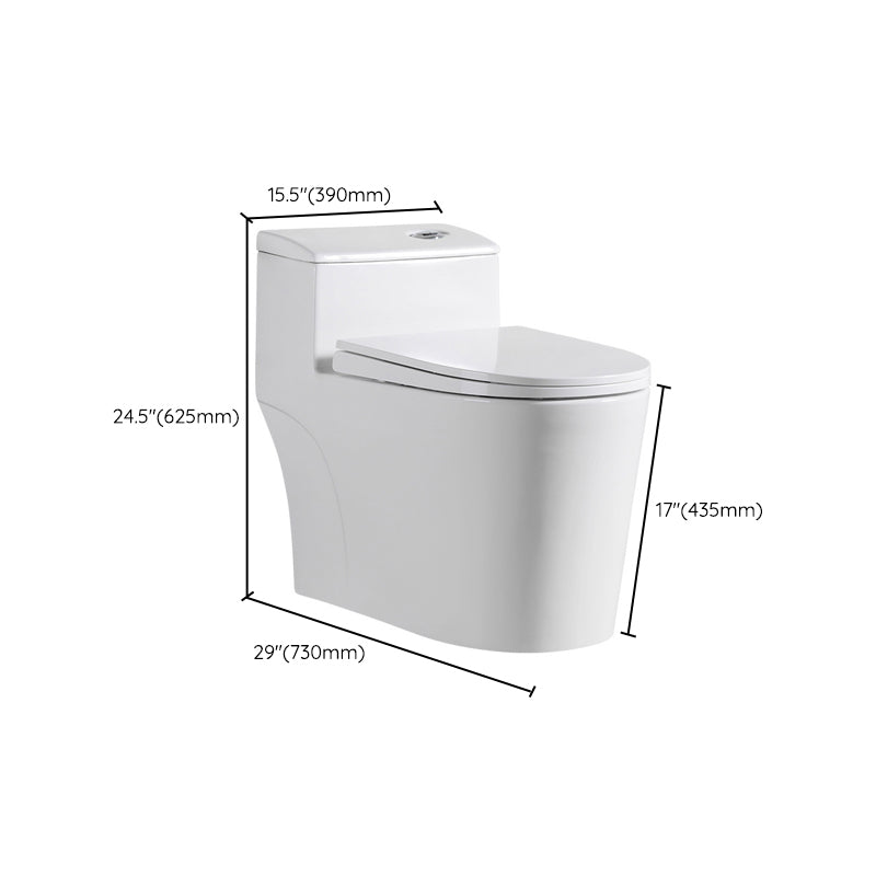 Modern Flush Toilet One Piece Toilet All-In-One Siphon Jet Toilet Clearhalo 'Bathroom Remodel & Bathroom Fixtures' 'Home Improvement' 'home_improvement' 'home_improvement_toilets' 'Toilets & Bidets' 'Toilets' 6262394