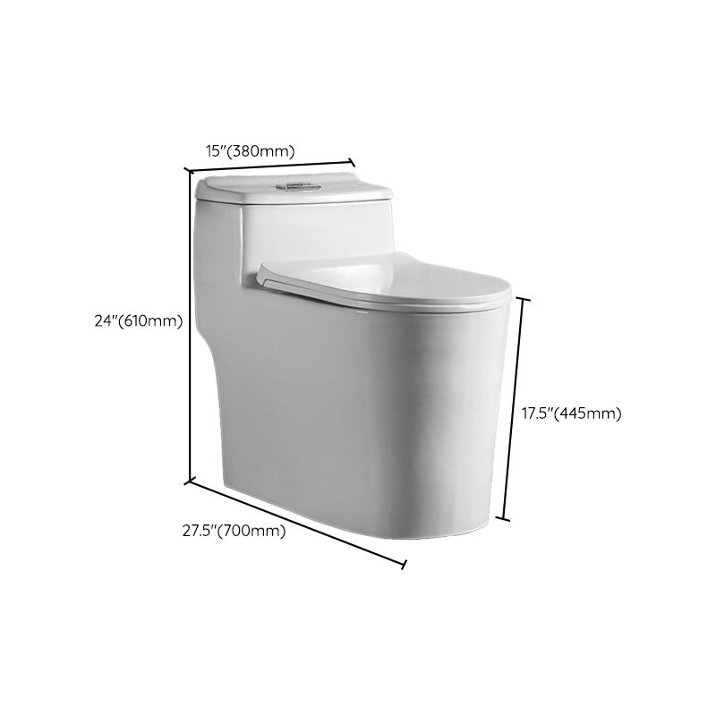 Modern Flush Toilet One Piece Toilet All-In-One Siphon Jet Toilet Clearhalo 'Bathroom Remodel & Bathroom Fixtures' 'Home Improvement' 'home_improvement' 'home_improvement_toilets' 'Toilets & Bidets' 'Toilets' 6262396