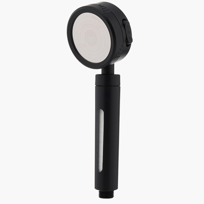 Modern Handheld Shower Head Plastic Shower Head with Adjustable Spray Pattern Black Clearhalo 'Bathroom Remodel & Bathroom Fixtures' 'Home Improvement' 'home_improvement' 'home_improvement_shower_heads' 'Shower Heads' 'shower_heads' 'Showers & Bathtubs Plumbing' 'Showers & Bathtubs' 6328483