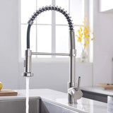Modern Farmhouse Spring Spout Water Filler One Handle High Arch Kitchen Standard Faucet Clearhalo 'Home Improvement' 'home_improvement' 'home_improvement_kitchen_faucets' 'Kitchen Faucets' 'Kitchen Remodel & Kitchen Fixtures' 'Kitchen Sinks & Faucet Components' 'kitchen_faucets' 6365668
