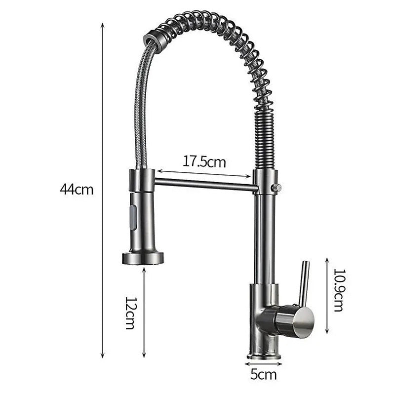 Modern Farmhouse Spring Spout Water Filler One Handle High Arch Kitchen Standard Faucet Clearhalo 'Home Improvement' 'home_improvement' 'home_improvement_kitchen_faucets' 'Kitchen Faucets' 'Kitchen Remodel & Kitchen Fixtures' 'Kitchen Sinks & Faucet Components' 'kitchen_faucets' 6365678