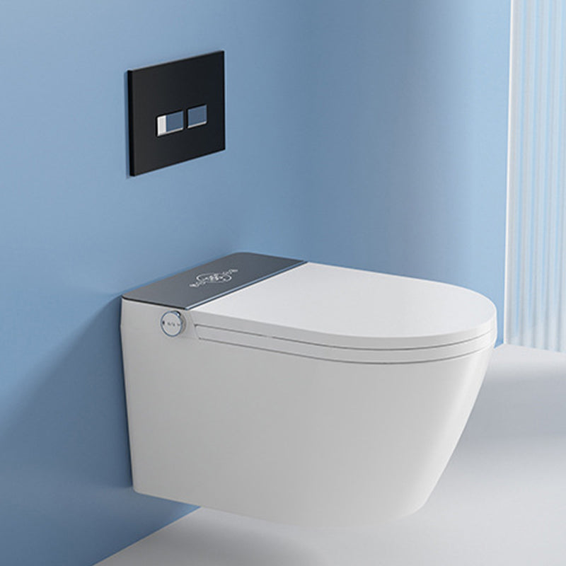 Wall Mount All-In-One Toilet Bowl Contemporary Flush Toilet for Washroom Clearhalo 'Bathroom Remodel & Bathroom Fixtures' 'Home Improvement' 'home_improvement' 'home_improvement_toilets' 'Toilets & Bidets' 'Toilets' 6542460
