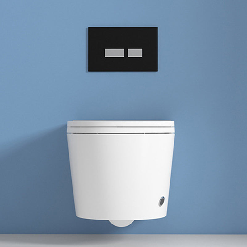 Wall Mount All-In-One Toilet Bowl Contemporary Flush Toilet for Washroom Clearhalo 'Bathroom Remodel & Bathroom Fixtures' 'Home Improvement' 'home_improvement' 'home_improvement_toilets' 'Toilets & Bidets' 'Toilets' 6542462