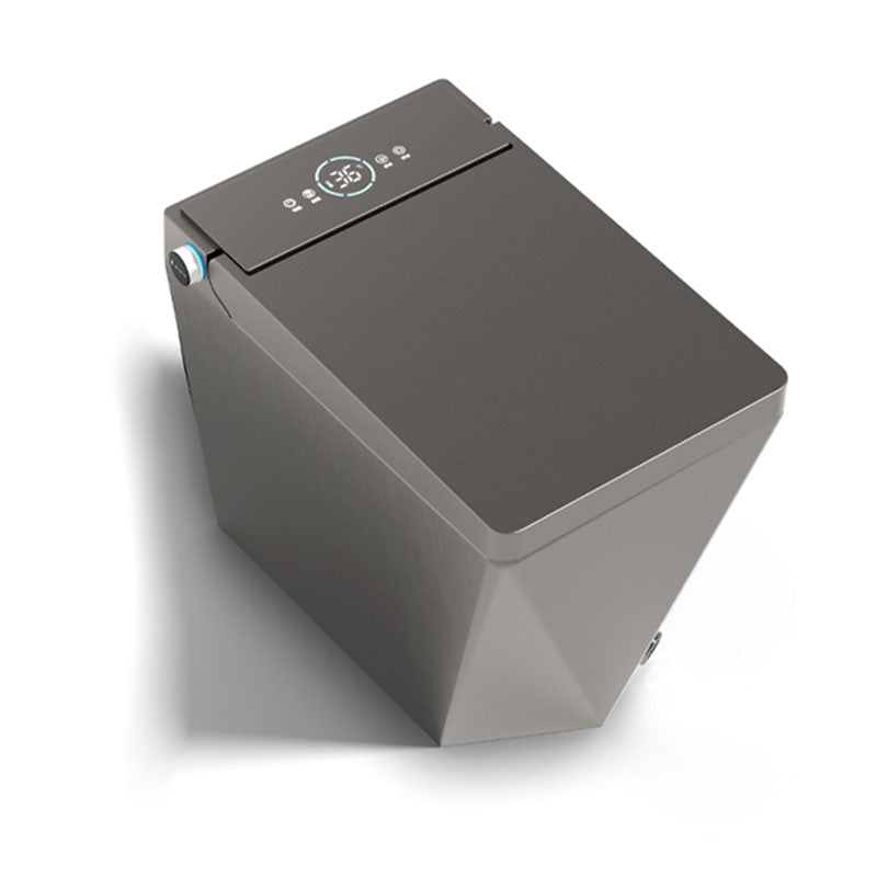 Black / Gray / White Electronic Toilet Elongated Floor Mount Bidet Grey Clearhalo 'Bathroom Remodel & Bathroom Fixtures' 'Bidets' 'Home Improvement' 'home_improvement' 'home_improvement_bidets' 'Toilets & Bidets' 6624474