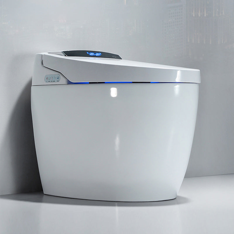 Plastic Bidets Elongated White Contemporary Foot Sensor Smart Toilet Clearhalo 'Bathroom Remodel & Bathroom Fixtures' 'Bidets' 'Home Improvement' 'home_improvement' 'home_improvement_bidets' 'Toilets & Bidets' 6648550