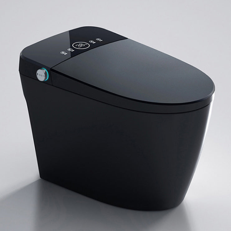 Floor Mount Bidet With Remote Ceramic Temperature Control Bidet Black Clearhalo 'Bathroom Remodel & Bathroom Fixtures' 'Bidets' 'Home Improvement' 'home_improvement' 'home_improvement_bidets' 'Toilets & Bidets' 6675636