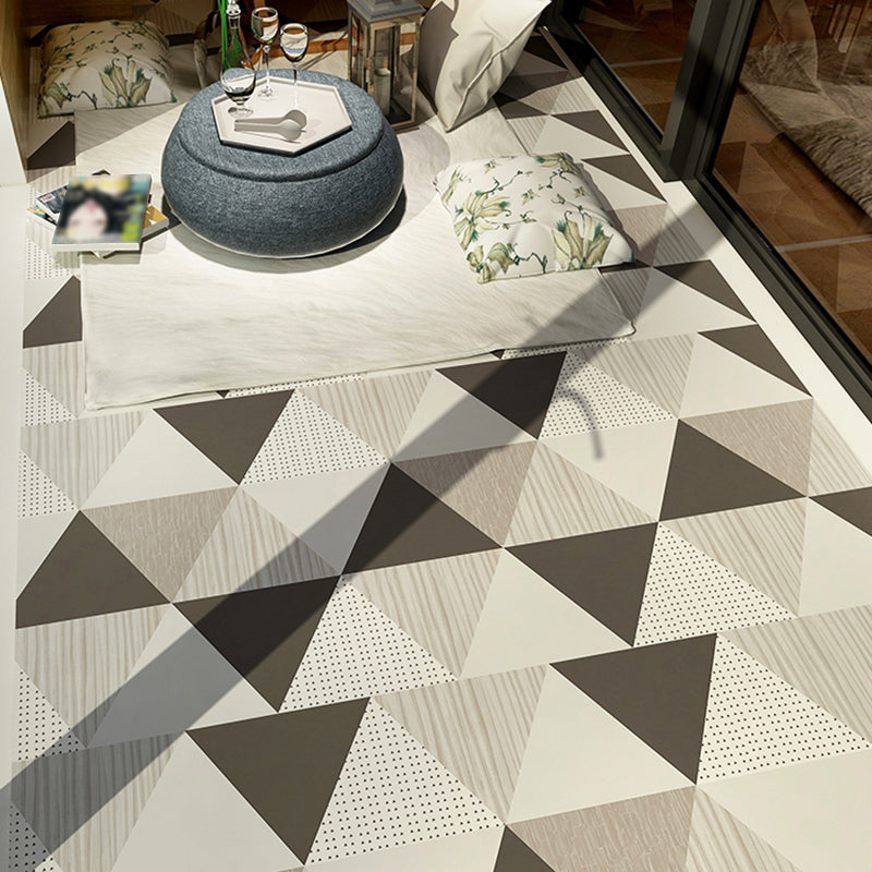 Low Gloss Vinyl Flooring Peel and Stick PVC Vinyl Flooring with Square Edge Gray Black 10-Piece Set Clearhalo 'Flooring 'Home Improvement' 'home_improvement' 'home_improvement_vinyl_flooring' 'Vinyl Flooring' 'vinyl_flooring' Walls and Ceiling' 6728744