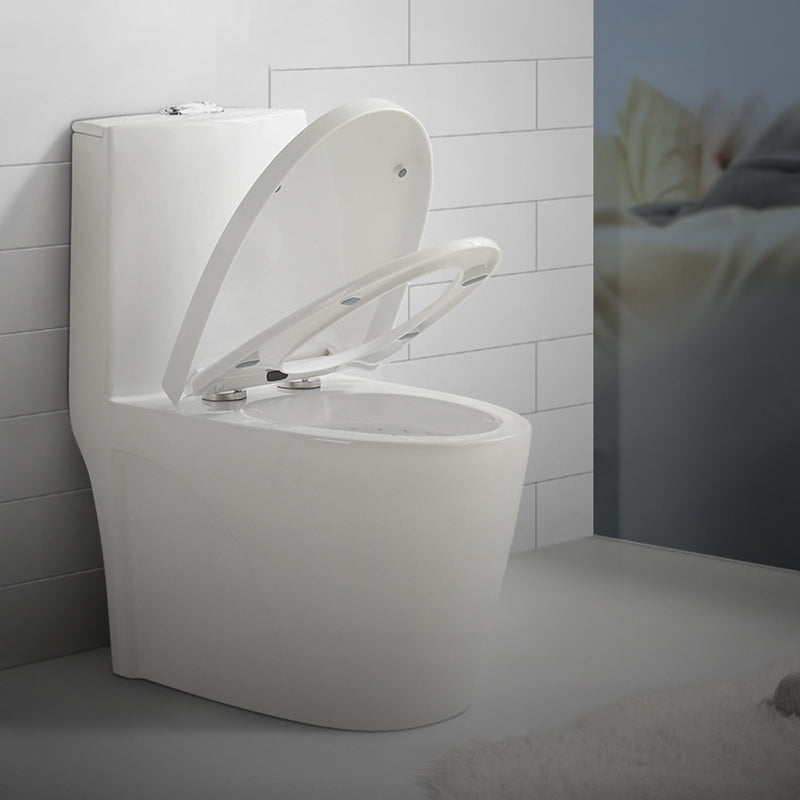 Contemporary 1-Piece Toilet Bowl Floor Mounted Urine Toilet for Bathroom 12" Clearhalo 'Bathroom Remodel & Bathroom Fixtures' 'Home Improvement' 'home_improvement' 'home_improvement_toilets' 'Toilets & Bidets' 'Toilets' 6764846