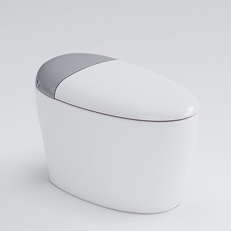 Modern Concealed Tank Urine Toilet One Piece Floor Mount Toilet Bowl with Toilet Seat 17"L x 27"W x 17"H White Gray Clearhalo 'Bathroom Remodel & Bathroom Fixtures' 'Home Improvement' 'home_improvement' 'home_improvement_toilets' 'Toilets & Bidets' 'Toilets' 6764883