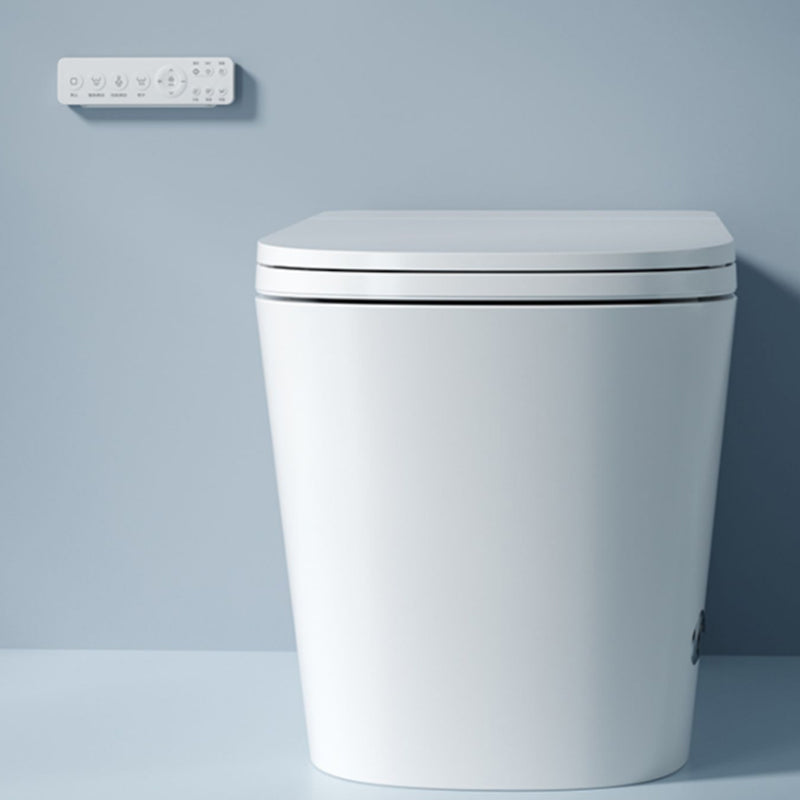 Modern Urine Toilet Concealed Tank Floor Mount Toilet Bowl with Toilet Seat Automatic Lid 14" Clearhalo 'Bathroom Remodel & Bathroom Fixtures' 'Home Improvement' 'home_improvement' 'home_improvement_toilets' 'Toilets & Bidets' 'Toilets' 6764908