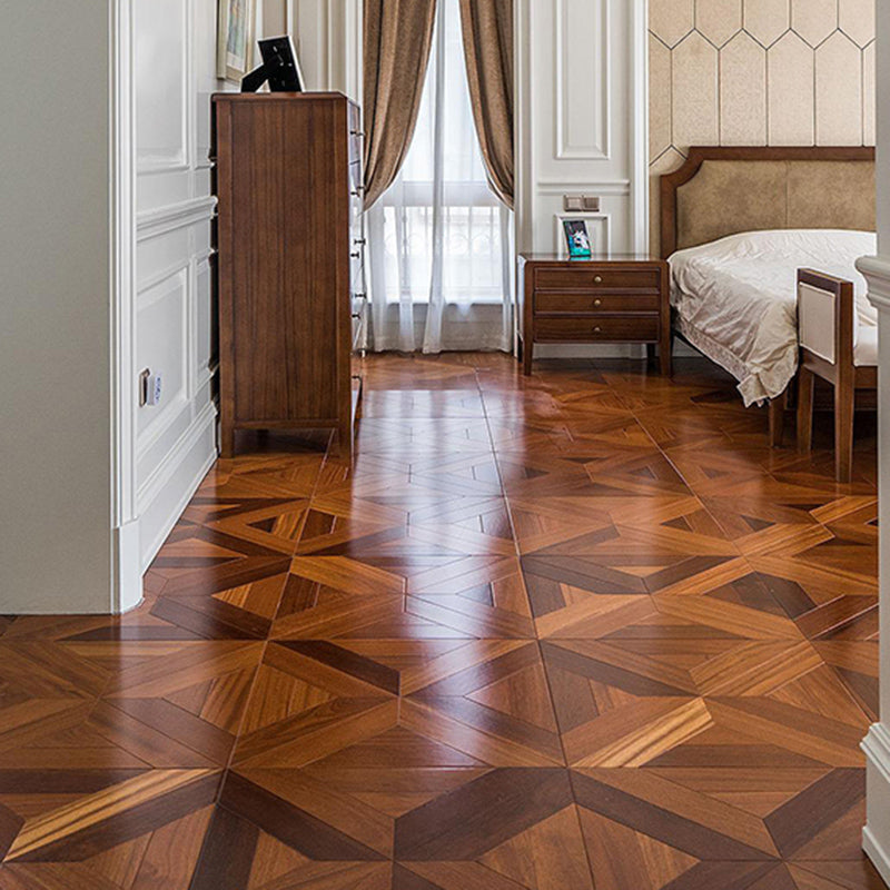 Vintage Laminate Flooring Wooden Indoor Wooden Living Room Laminate Floor Brown 236.8 sq ft. - 88 Pieces Clearhalo 'Flooring 'Home Improvement' 'home_improvement' 'home_improvement_laminate_flooring' 'Laminate Flooring' 'laminate_flooring' Walls and Ceiling' 6773110