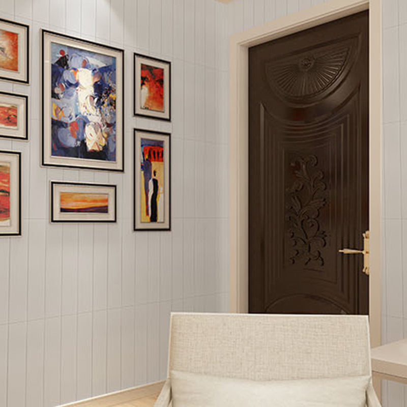 Pvc Paneling Smooth Wall Interior Living Room Plank Set of 2 White 0.16" 2-Piece Set Clearhalo 'Flooring 'Home Improvement' 'home_improvement' 'home_improvement_wall_paneling' 'Wall Paneling' 'wall_paneling' 'Walls & Ceilings' Walls and Ceiling' 6773721