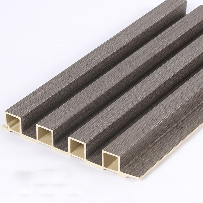 Soild Wood Wall Paneling Waterproof Wall Paneling for Living Room Grey 6.3" Clearhalo 'Flooring 'Home Improvement' 'home_improvement' 'home_improvement_wall_paneling' 'Wall Paneling' 'wall_paneling' 'Walls & Ceilings' Walls and Ceiling' 6790002