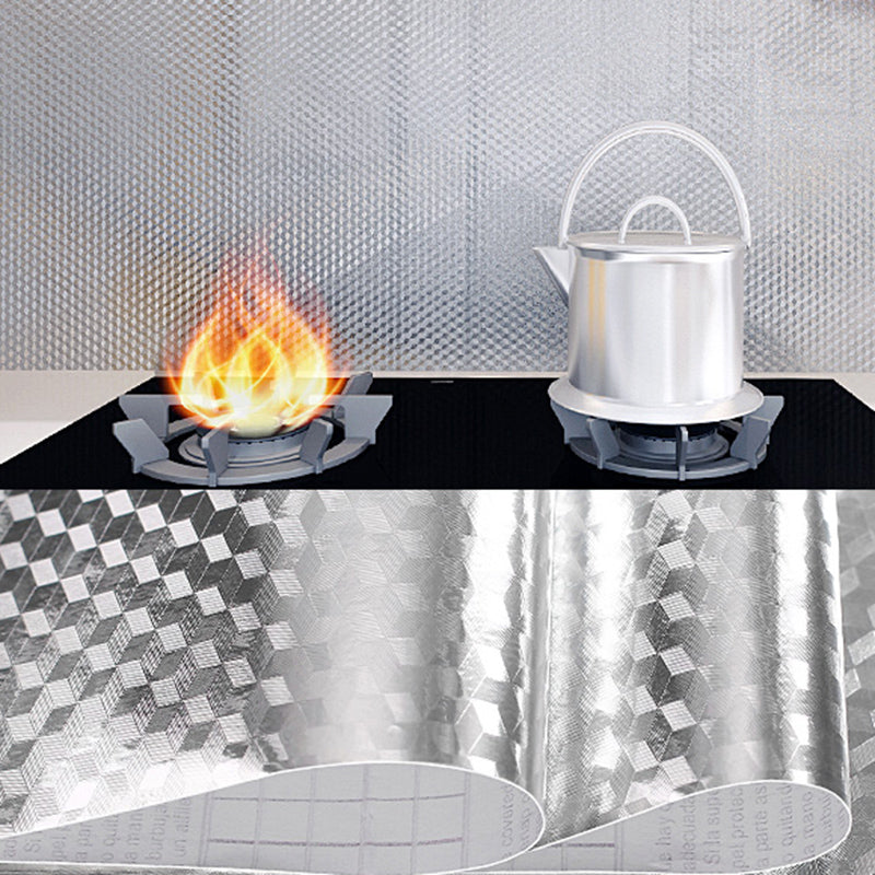 Modern Subway Tile Smooth Peel and Stick Backsplash Tile for Kitchen Silver Clearhalo 'Flooring 'Home Improvement' 'home_improvement' 'home_improvement_peel_stick_blacksplash' 'Peel & Stick Backsplash Tile' 'peel_stick_blacksplash' 'Walls & Ceilings' Walls and Ceiling' 6835631