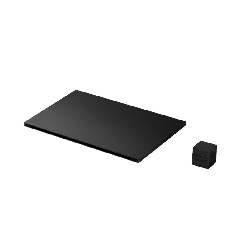 Modern Metal Tub Filler Single Handles Waterfall Tub Faucet Trim Black Bench Mounted Hand Shower Not Included Clearhalo 'Bathroom Remodel & Bathroom Fixtures' 'Bathtub Faucets' 'bathtub_faucets' 'Home Improvement' 'home_improvement' 'home_improvement_bathtub_faucets' 6914941