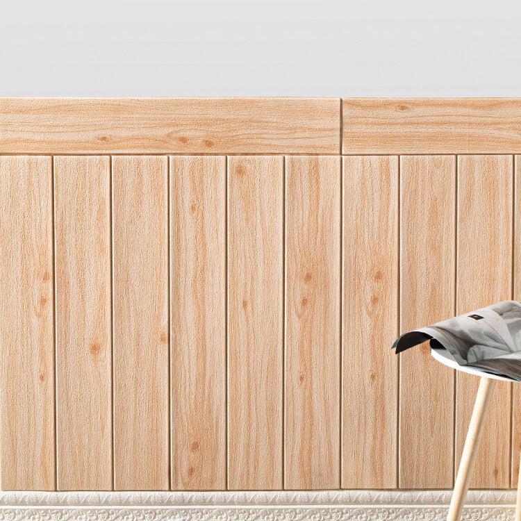 Traditional Paneling PVC Peel and Stick Soundproof Wall Access Panel Wood 0.2" 100-Piece Set Clearhalo 'Flooring 'Home Improvement' 'home_improvement' 'home_improvement_wall_paneling' 'Wall Paneling' 'wall_paneling' 'Walls & Ceilings' Walls and Ceiling' 7011946