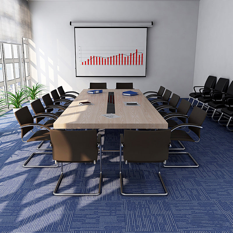 Indoor Carpet Tile Non-Skid Glue Down Install Carpet Tiles with Waterproof Dark Blue-White Asphalt Clearhalo 'Carpet Tiles & Carpet Squares' 'carpet_tiles_carpet_squares' 'Flooring 'Home Improvement' 'home_improvement' 'home_improvement_carpet_tiles_carpet_squares' Walls and Ceiling' 7044131