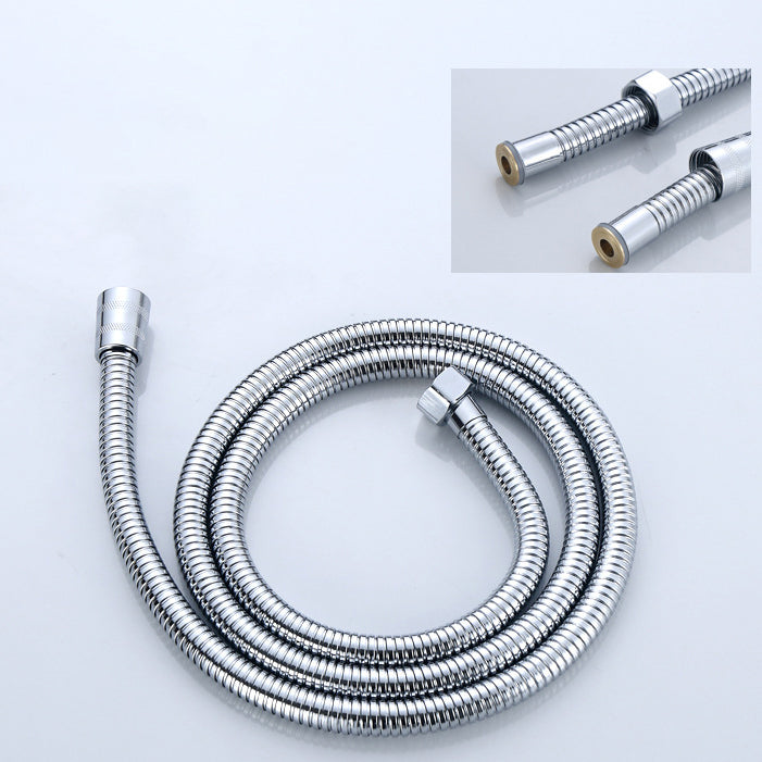 Modern Adjustable Shower Heads Round Metal Handheld Shower Head Clearhalo 'Bathroom Remodel & Bathroom Fixtures' 'Home Improvement' 'home_improvement' 'home_improvement_shower_heads' 'Shower Heads' 'shower_heads' 'Showers & Bathtubs Plumbing' 'Showers & Bathtubs' 7065242