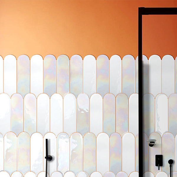 Porcelain Single Tile Contemporary Indoor Peel and Stick Wall Tile Gold-Red-Yellow-White Round Oval 200-Piece Set Clearhalo 'Flooring 'Home Improvement' 'home_improvement' 'home_improvement_peel_stick_blacksplash' 'Peel & Stick Backsplash Tile' 'peel_stick_blacksplash' 'Walls & Ceilings' Walls and Ceiling' 7080317